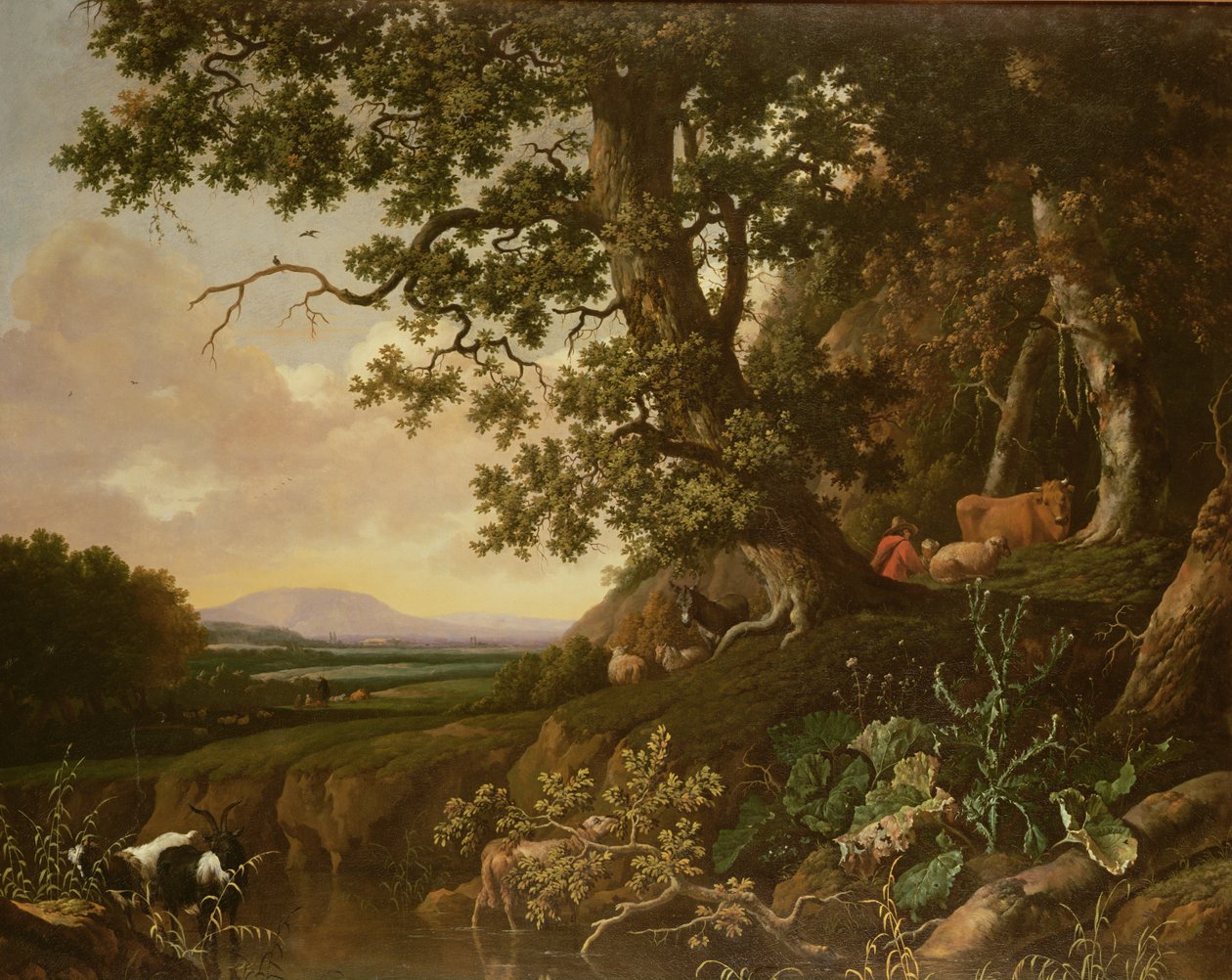 pastoral manzara by Abraham Jansz Begeyn