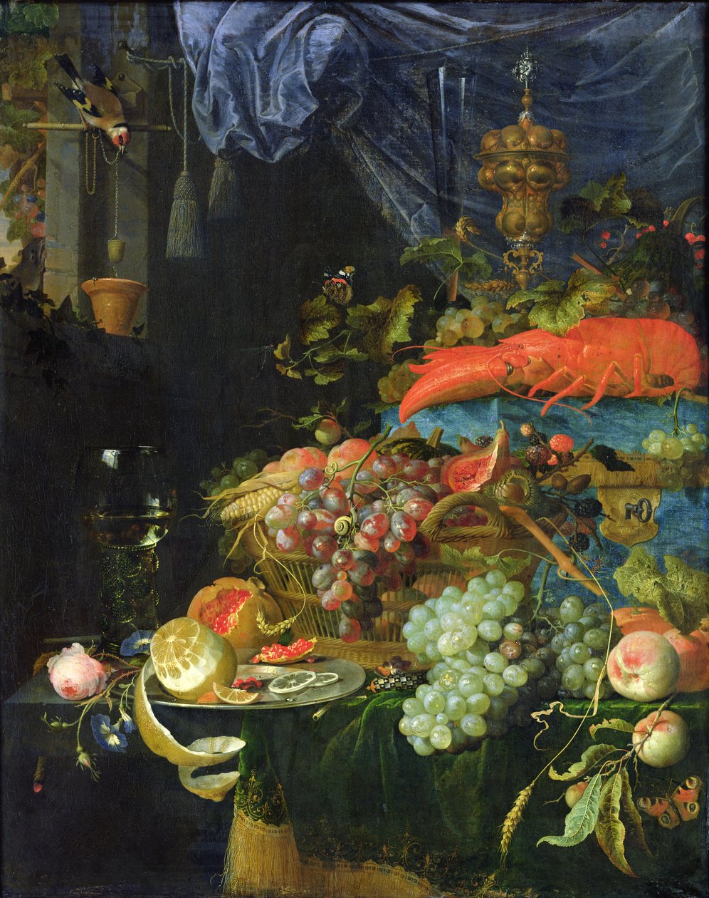 Natürmort by Abraham Mignon