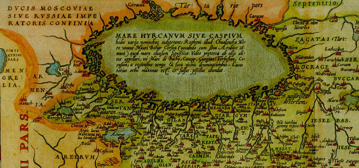 Pers Ortelius haritası, Anvers, 1570 by Abraham Ortelius