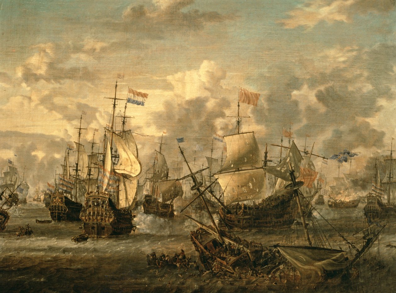 Dört Gün Savaşı Bölümü, 1-4 Haziran 1666 by Abraham Storck