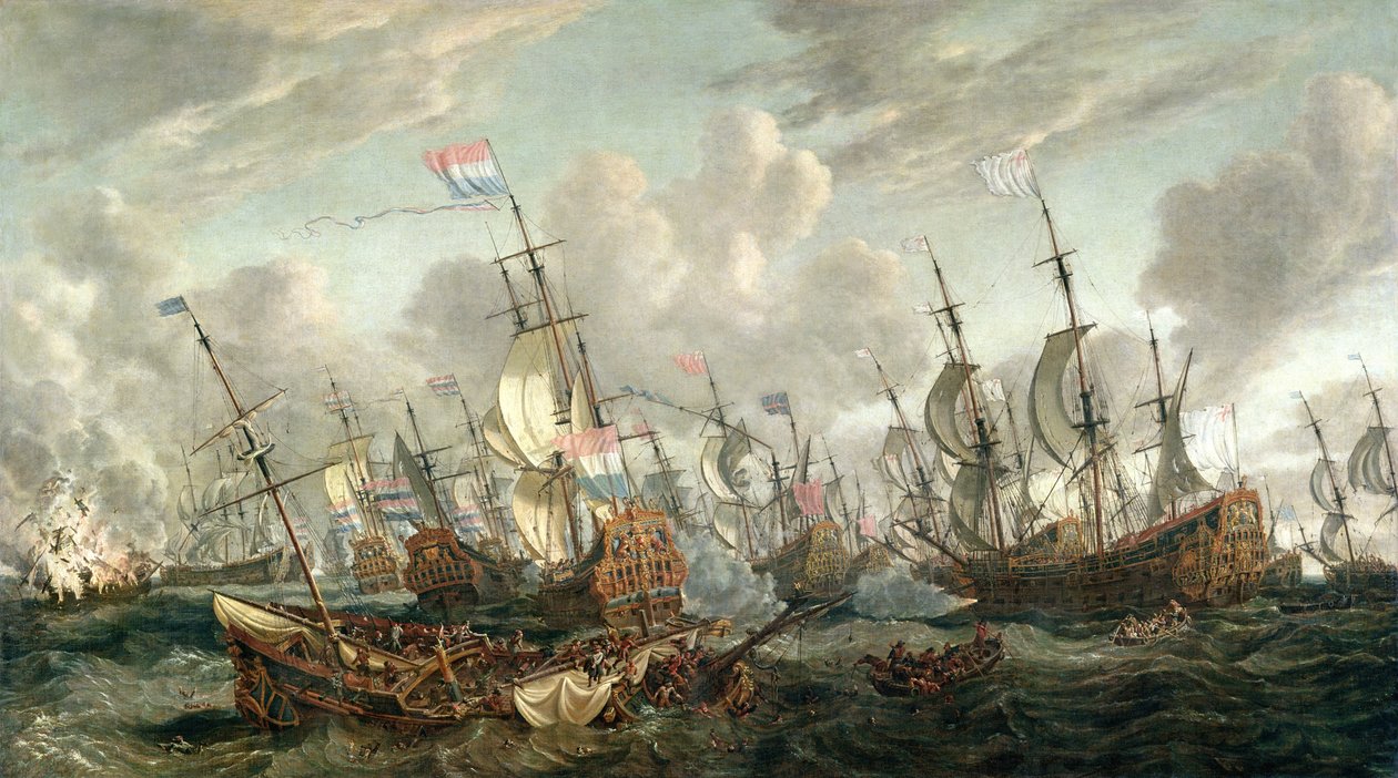 Dört Gün Savaşı, 1-4 Haziran 1666 by Abraham Storck