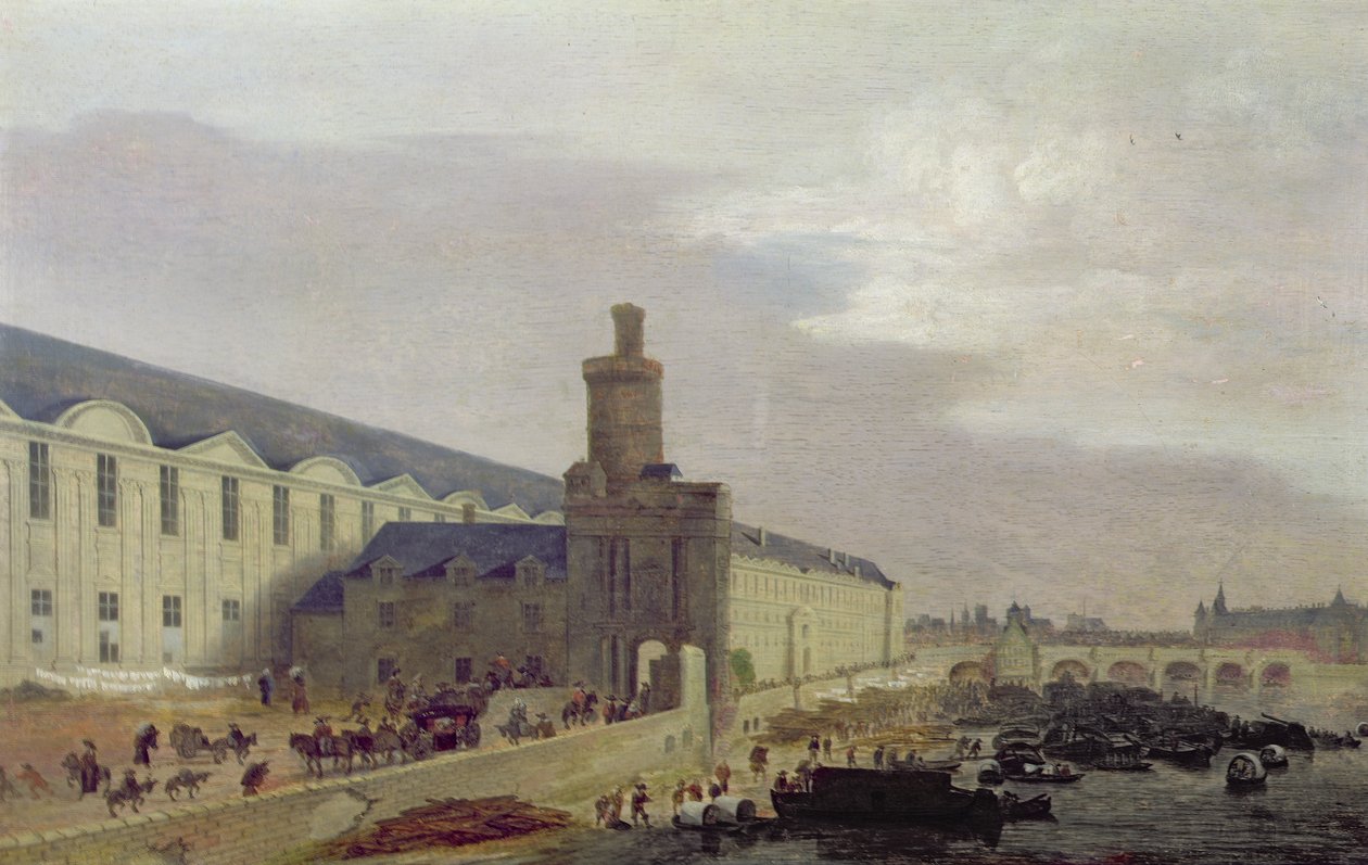 Galerie du Louvre ve Porte Neuve, c.1640 by Abraham de Verwer