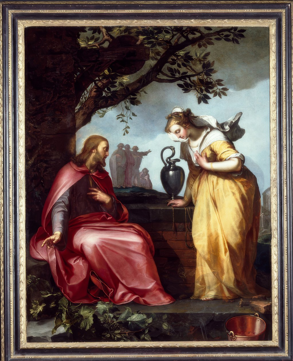 İsa ve Samiriyeli Kadın by Abraham Bloemaert