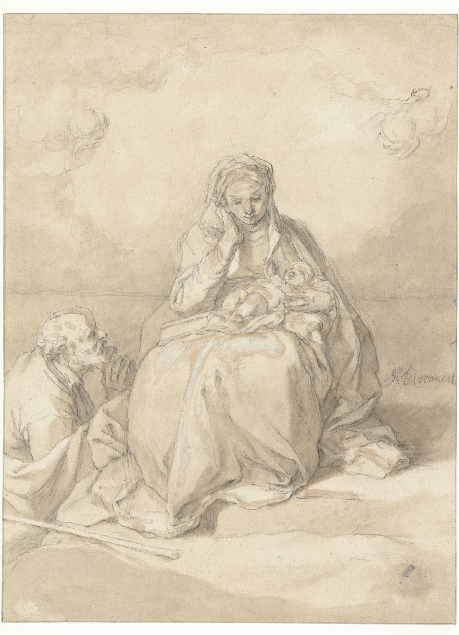 Kutsal Aile by Abraham Bloemaert