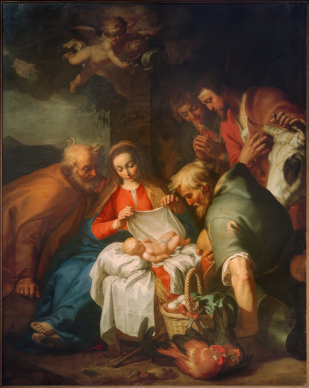 Çobanların hayranlığı by Abraham Bloemaert
