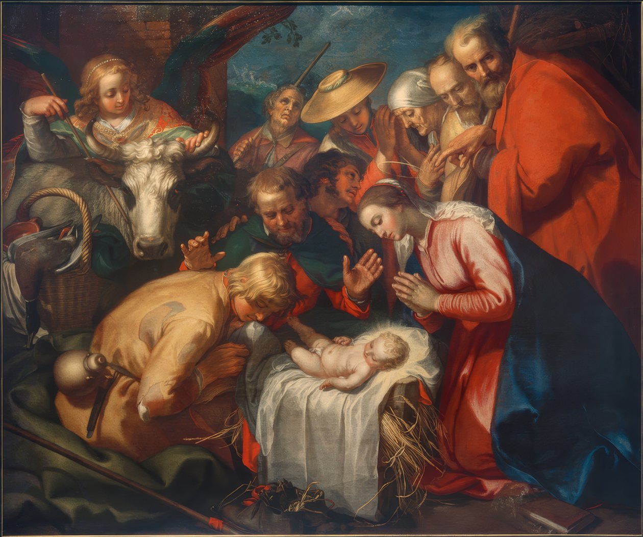 Çobanların hayranlığı by Abraham Bloemaert