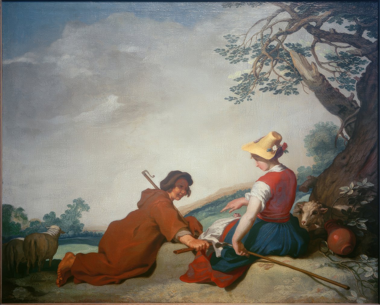 pastoral sahne by Abraham Bloemaert