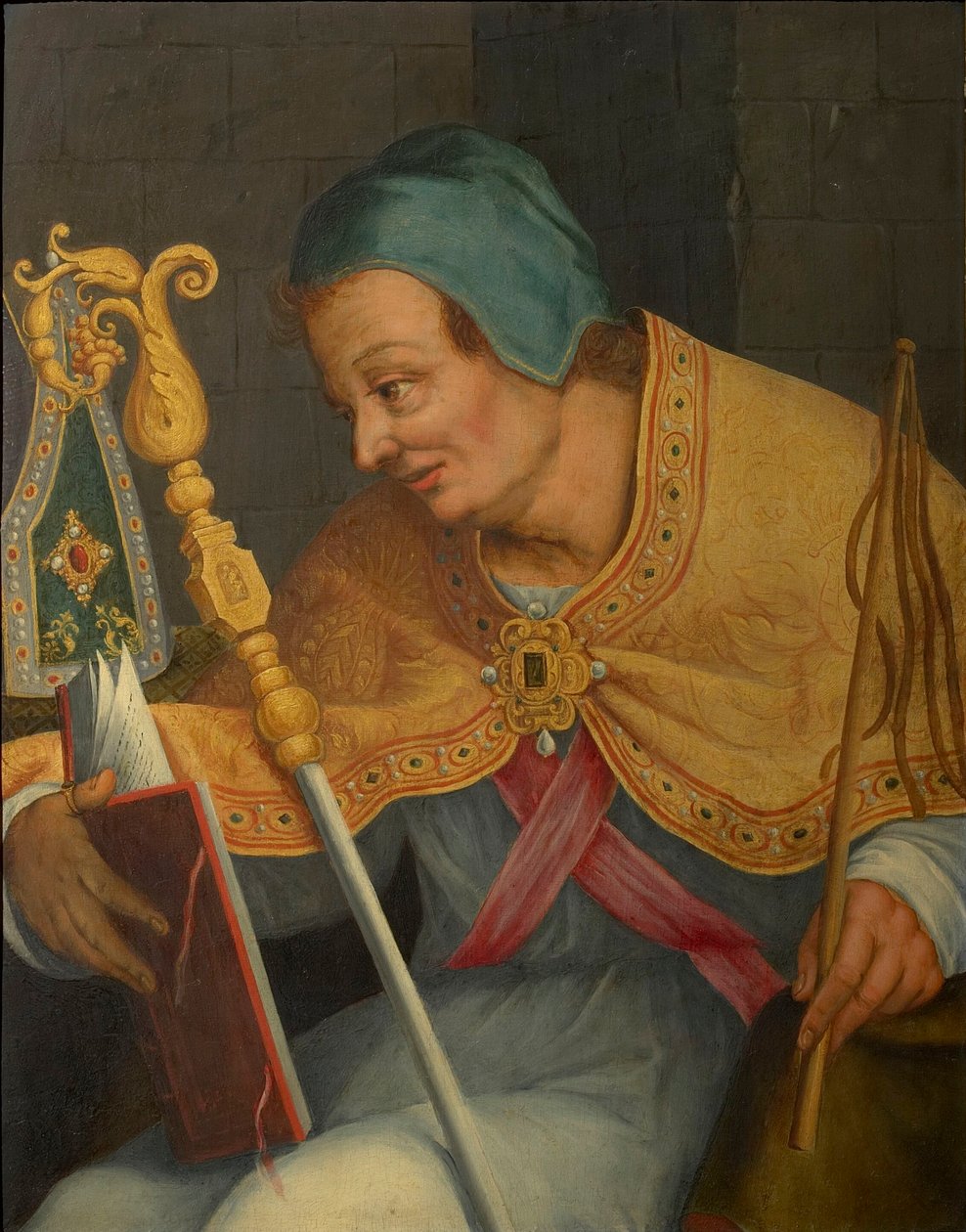 Aziz Ambrose, Milano Başpiskoposu. by Abraham Bloemaert