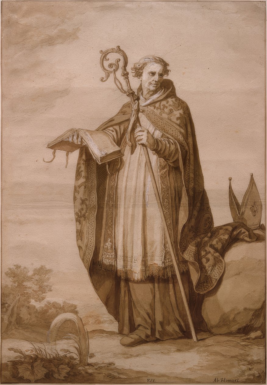 Aziz Engelmundus by Abraham Bloemaert