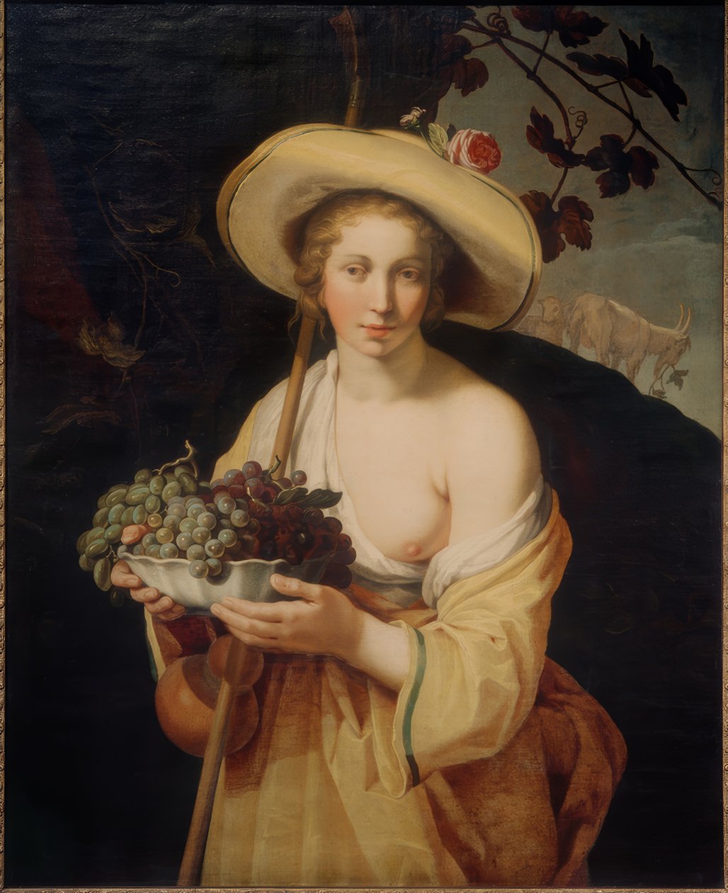 Üzüm ile çoban by Abraham Bloemaert