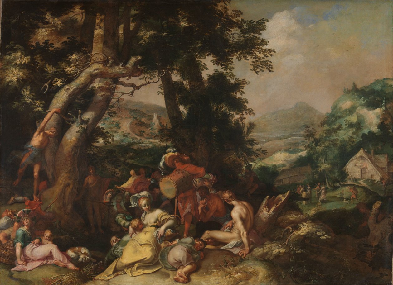 Vaftizci Yahya'nın Vaazı Vaftizci Yahya'nın Vaazı by Abraham Bloemaert