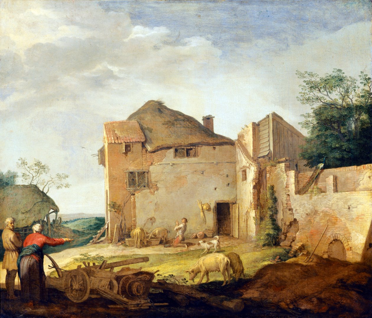 Domuz Sürüsü Olarak Savurgan Oğul by Abraham Bloemaert