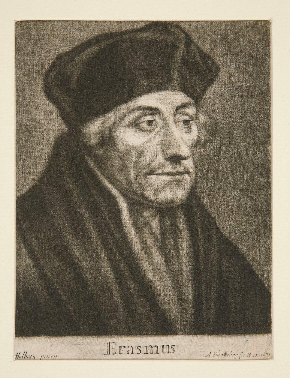 Rotterdam Erasmusu by Abraham Blooteling