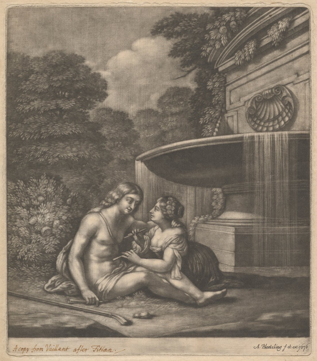 Çoban ve Çoban by Abraham Blooteling