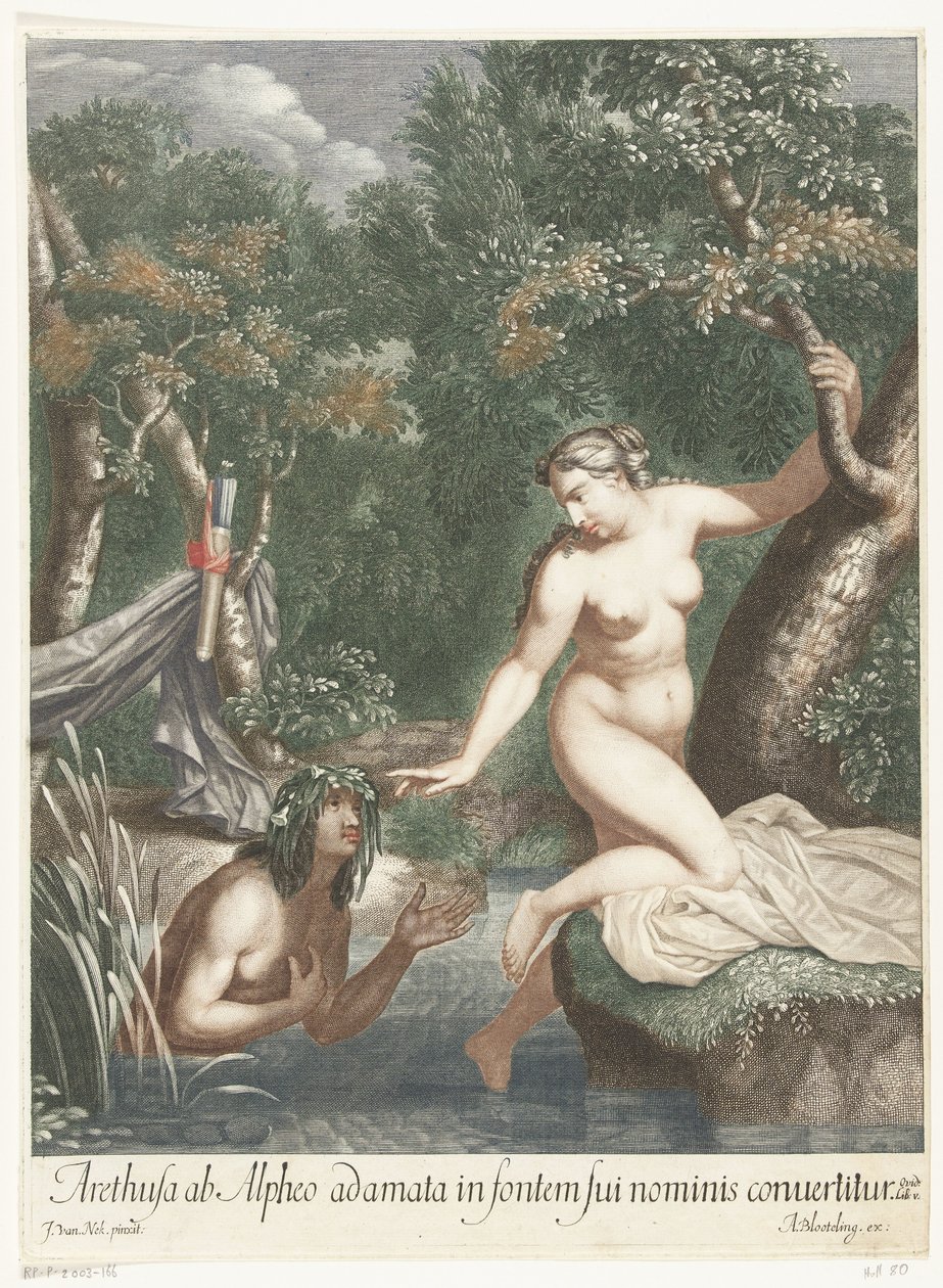 Alpheus ve Arethusa by Abraham Bloteling