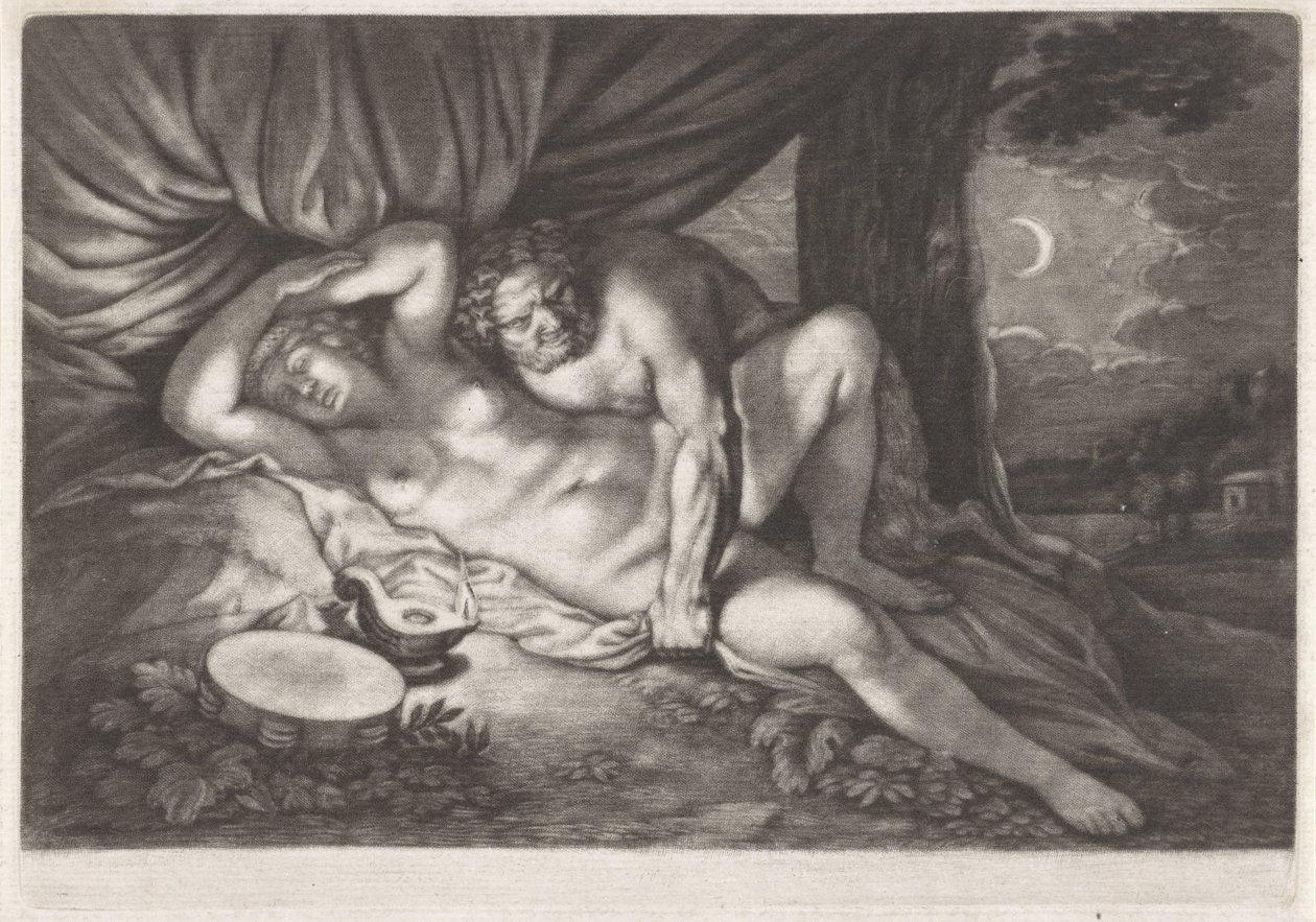 Jüpiter ve Antiope by Abraham Bloteling