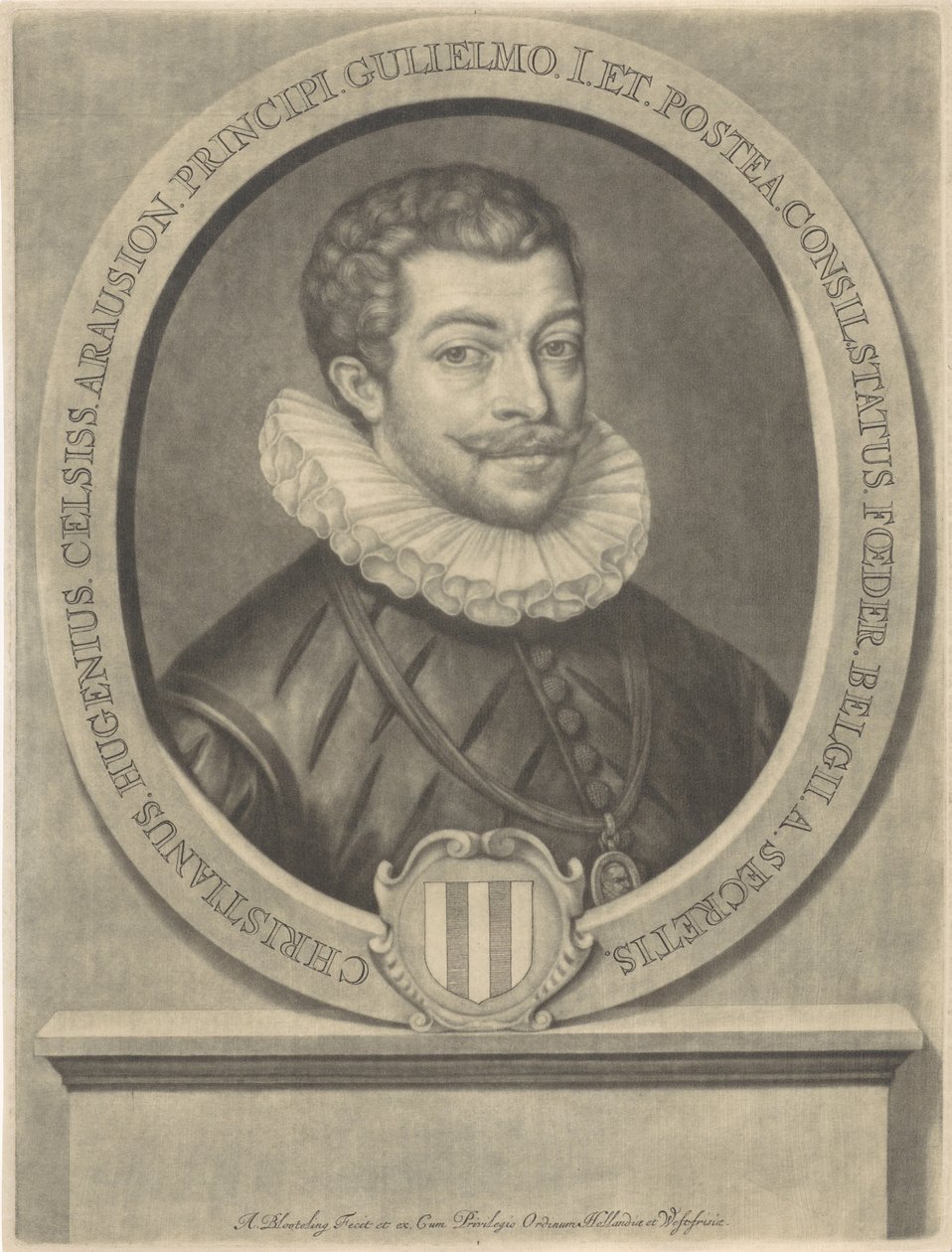 Christiaan Huygens'in Portresi by Abraham Bloteling