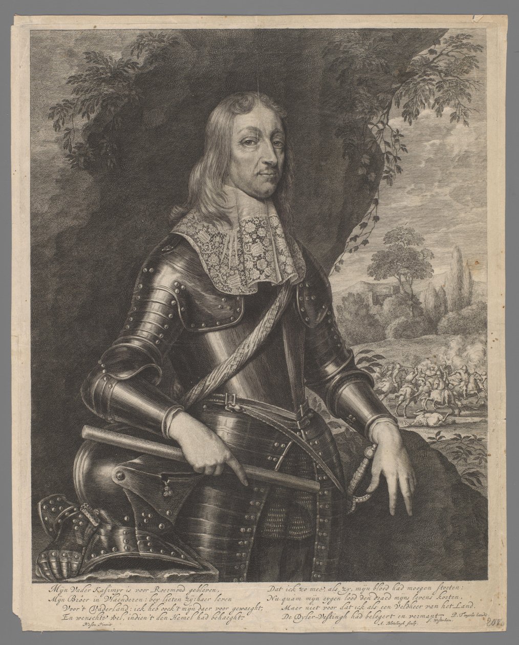 Nassau-Dietz Kontu Willem Frederik'in Portresi by Abraham Bloteling