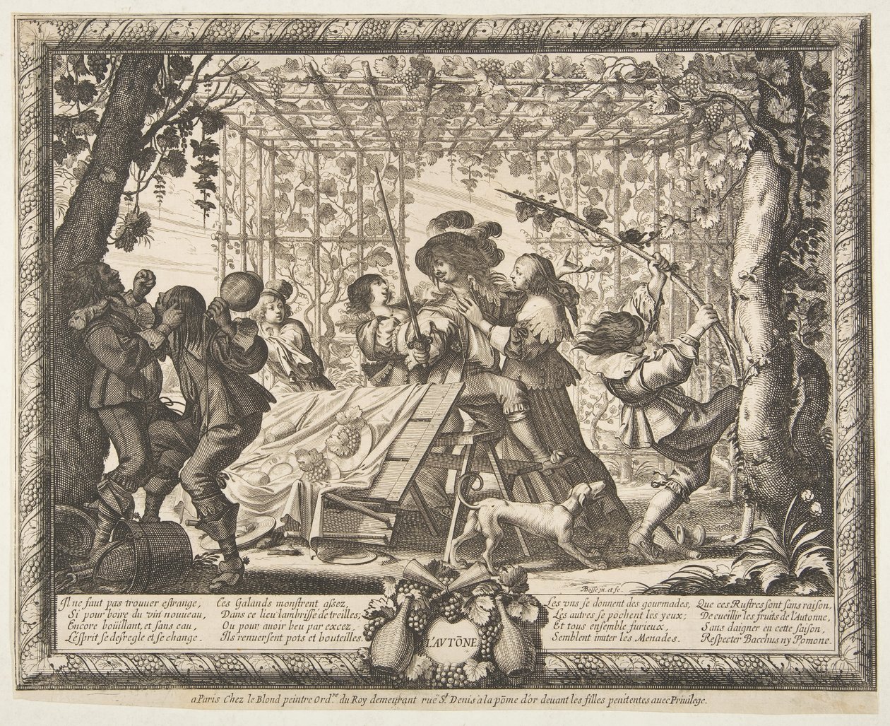Sonbahar Sonbahar, ca. 1637. by Abraham Bosse