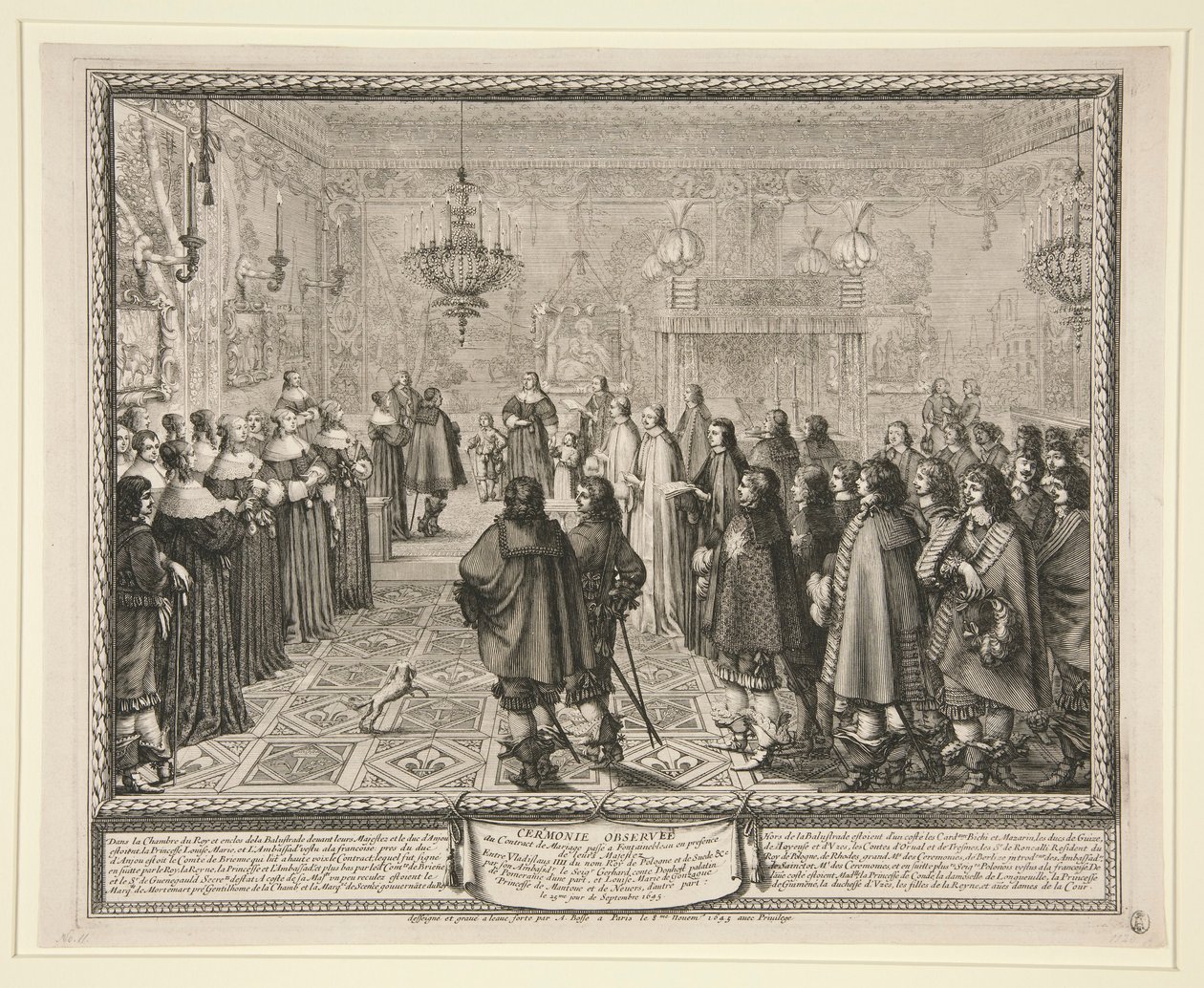 Evlilik Sözleşmesinde Görülen Tören by Abraham Bosse