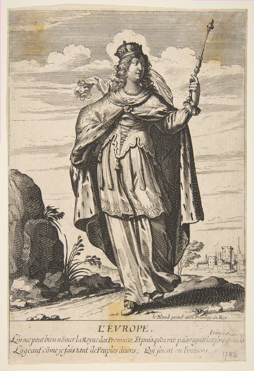 Avrupa, 17. yüzyılın ortalarından sonuna kadar. by Abraham Bosse