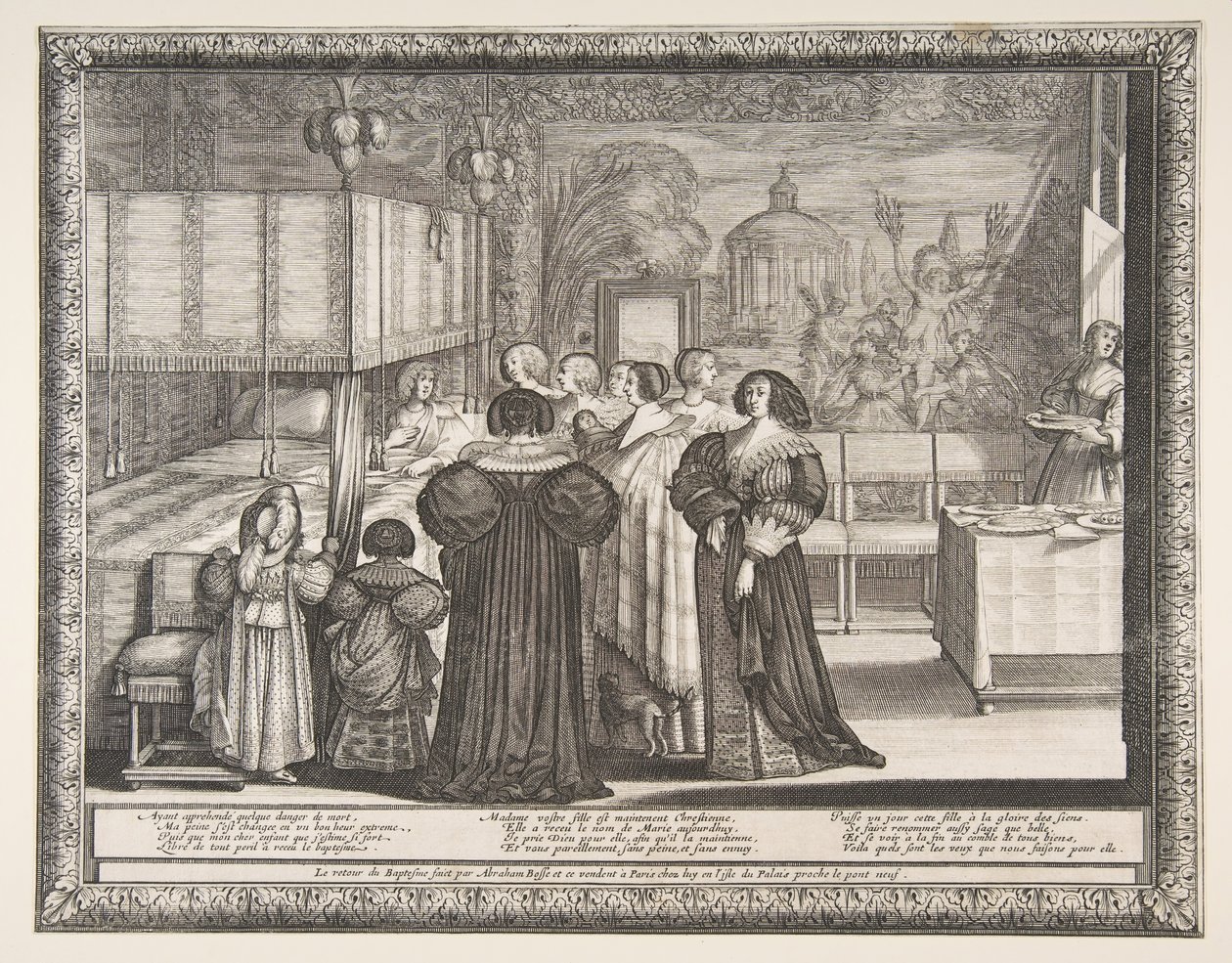 Vaftiz töreninden dönüş, 1633. by Abraham Bosse