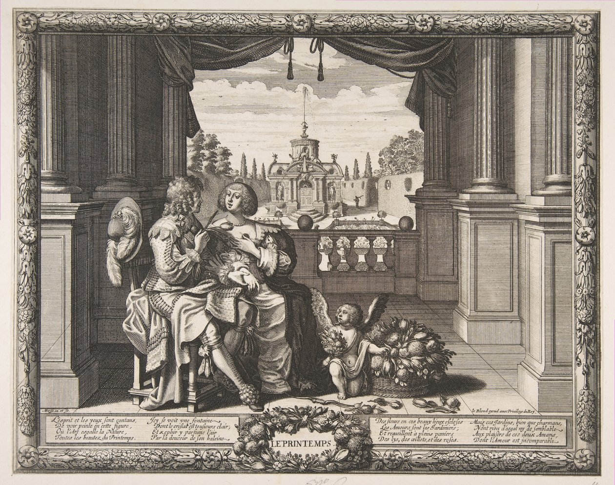 Bahar, 1635-37. by Abraham Bosse