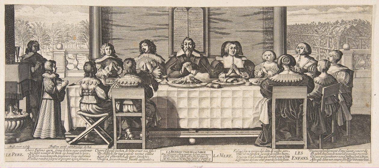 Masada Benediction, yaklaşık. 1635. by Abraham Bosse
