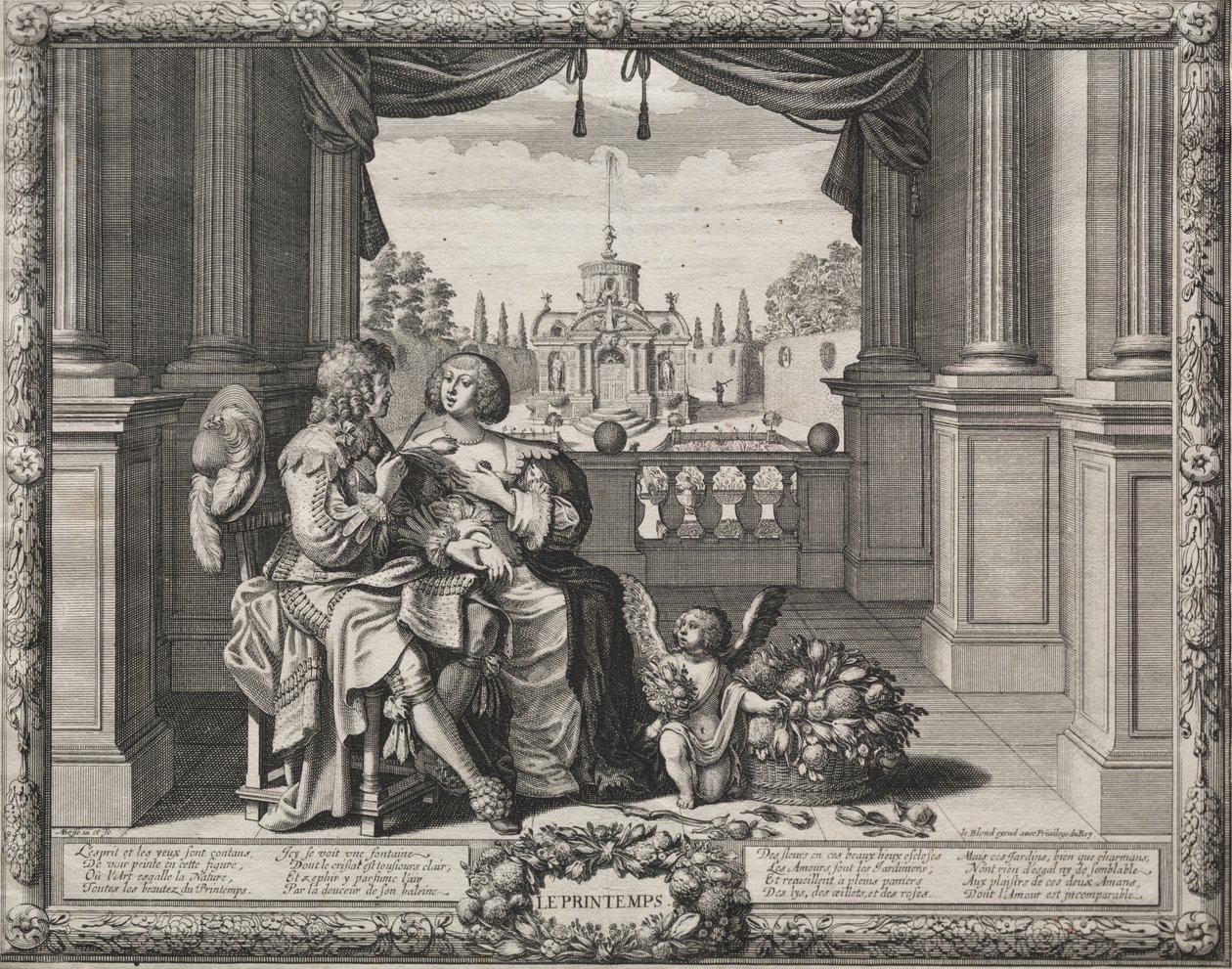 Dört mevsim by Abraham Bosse