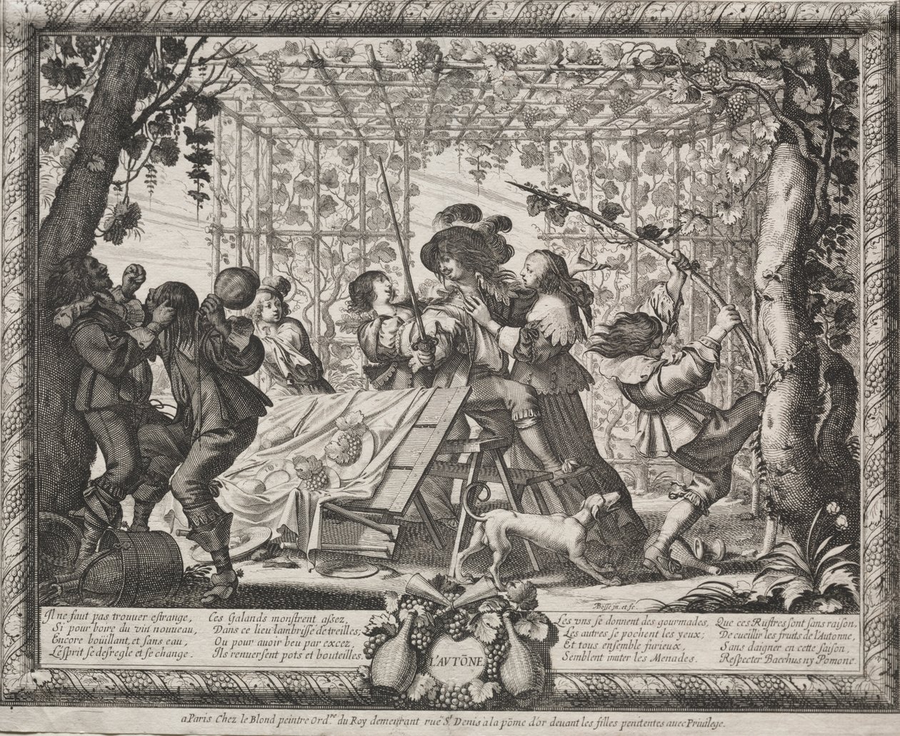 Dört Mevsim: Sonbahar by Abraham Bosse
