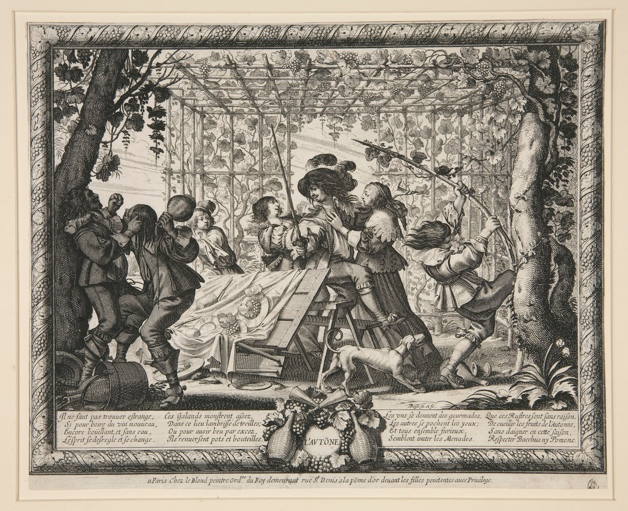 Dört Mevsim: Sonbahar by Abraham Bosse