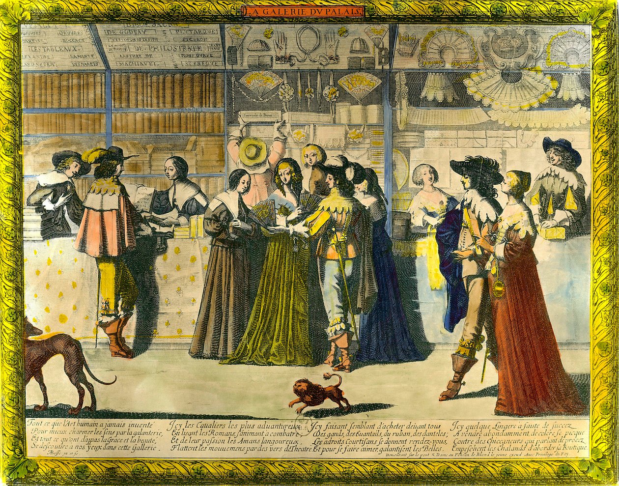 Kraliyet Sarayı Gravür Galerisi Abraham Bosse (1602-1676) 17. yüzyıl. Özel koleksiyon by Abraham Bosse