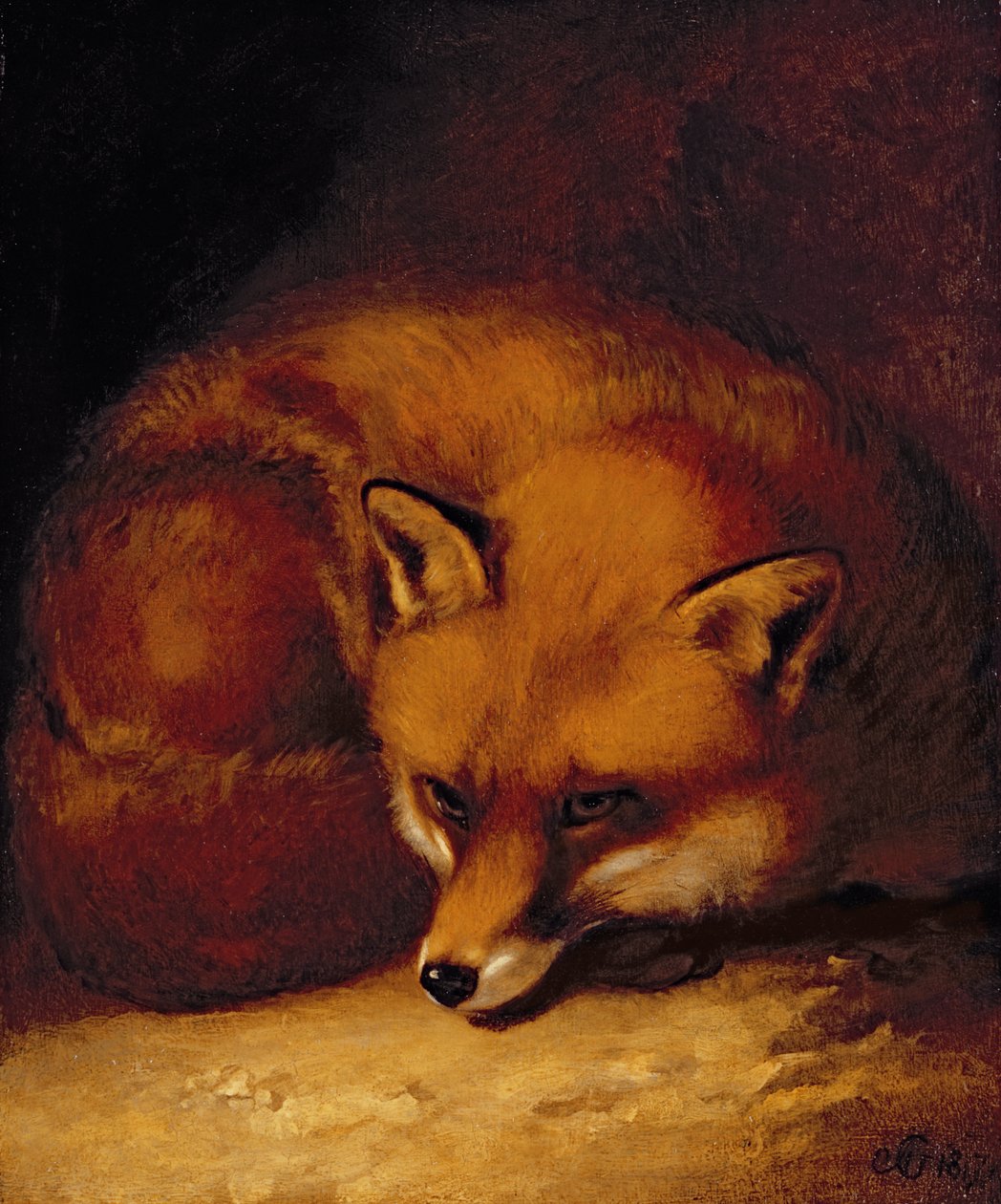 Bir tilki by Abraham Cooper