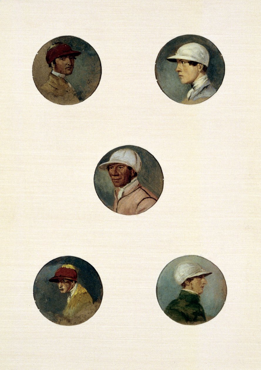 Jokey Çalışmaları (tuval üzerine yağlı boya) by Abraham Cooper