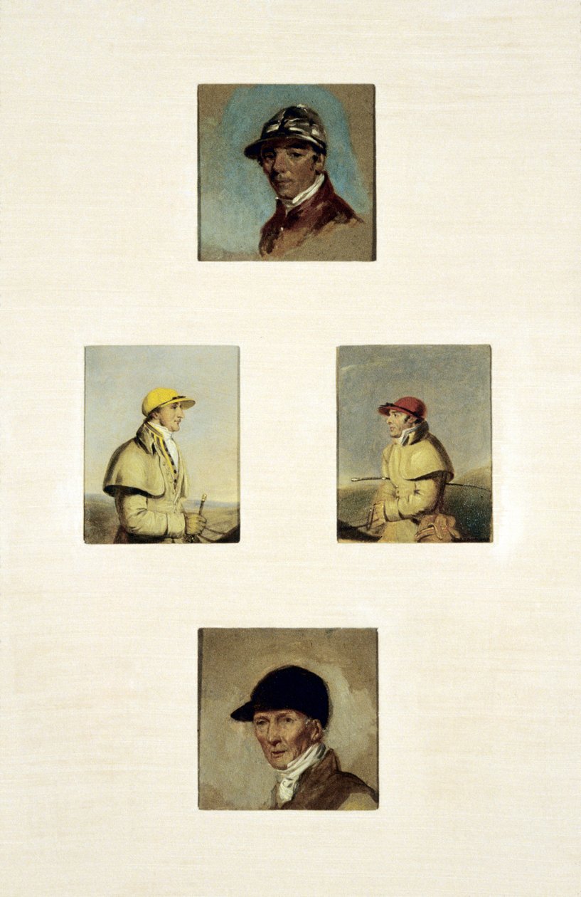 Jokey Çalışmaları (tuval üzerine yağlı boya) by Abraham Cooper