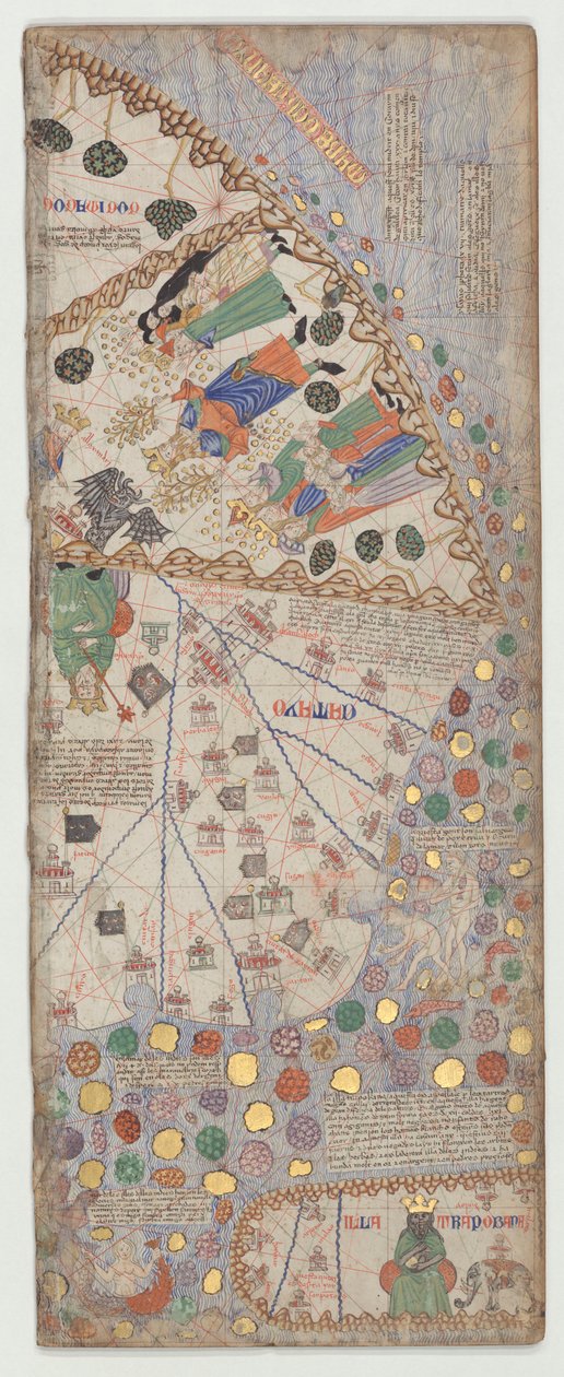 Katalan Atlası, Sayfa 12, 1375 by Abraham Cresques