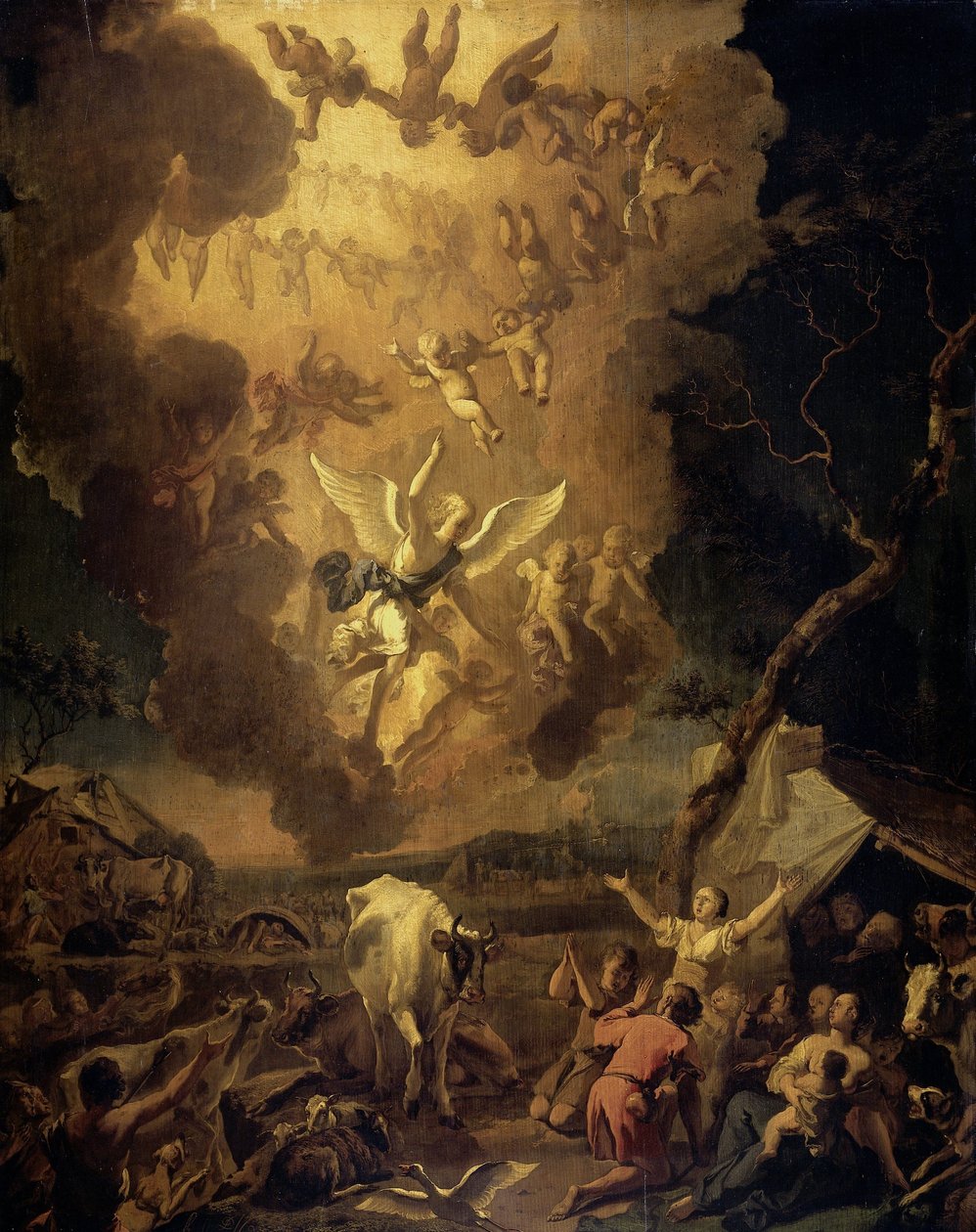 Çobanlara Duyuru by Abraham Danielsz. Hondius