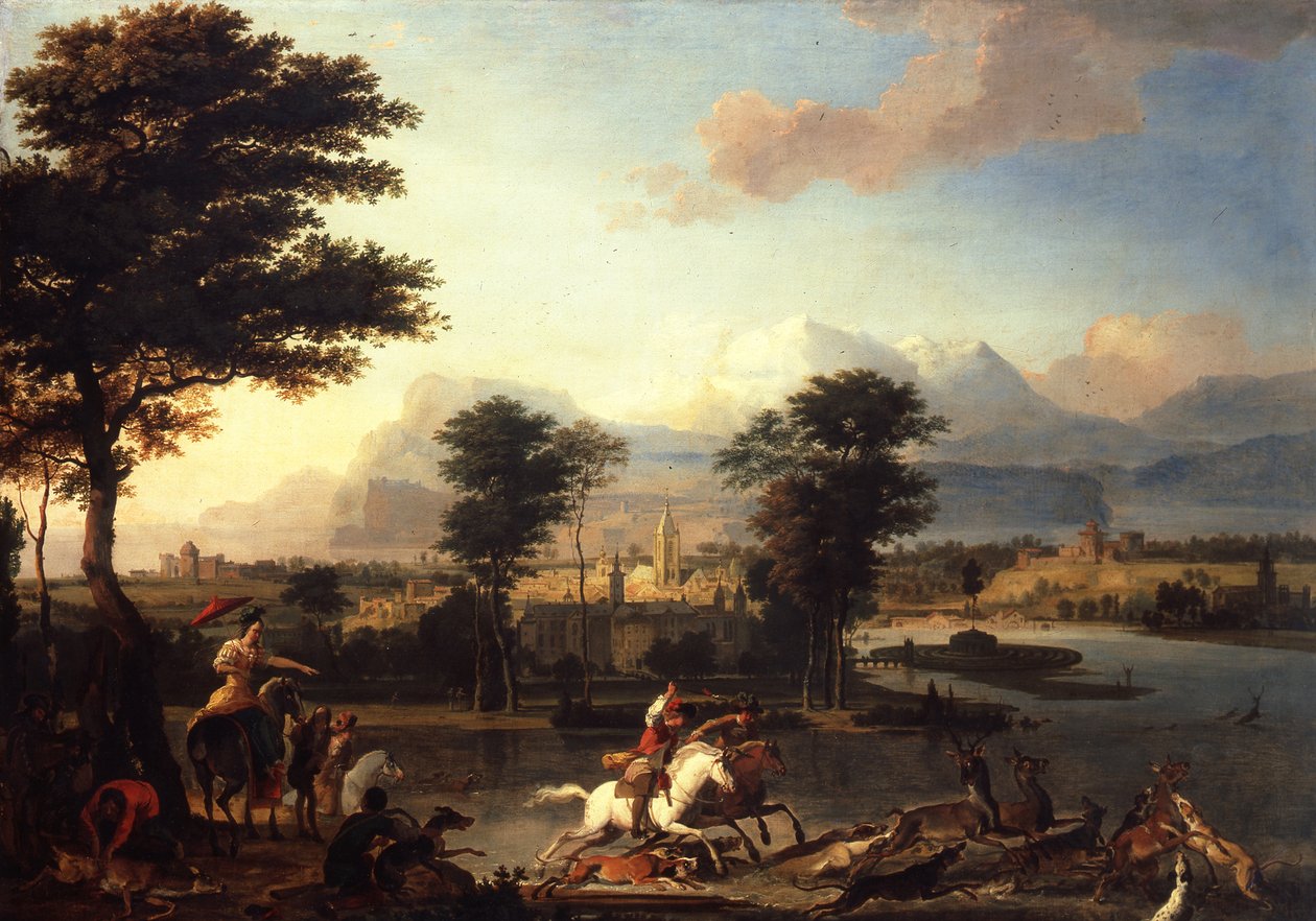 Geyik Avı, c.1675 by Abraham Danielsz. Hondius