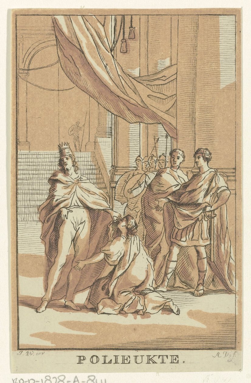 Polieukte (nesne üzerindeki başlık) by Abraham Delfos