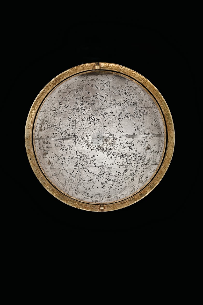 Herkül ve Atlas tarafından desteklenen iki olağanüstü karasal ve göksel küre, Augsburg, 1697-99 by Abraham Drentwett