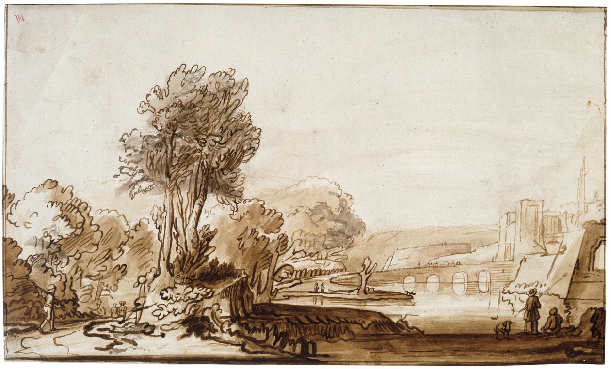 Kale Kapısı, 17. yüzyıl. by Abraham Furnerius