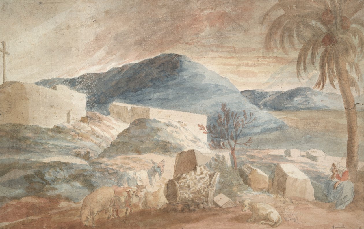 Arkadya Manzarası by Abraham Genoels