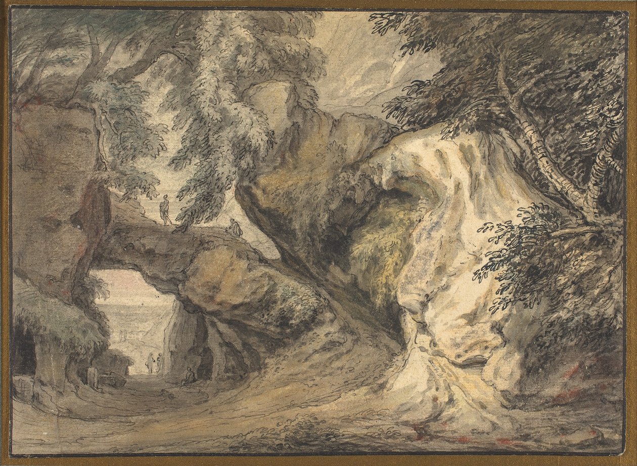 Doğal Kemerli Peyzaj by Abraham Genoels II