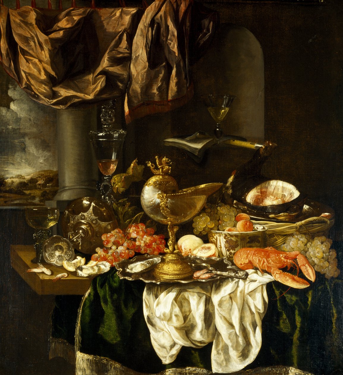 Manzaralı Natürmort, 1650