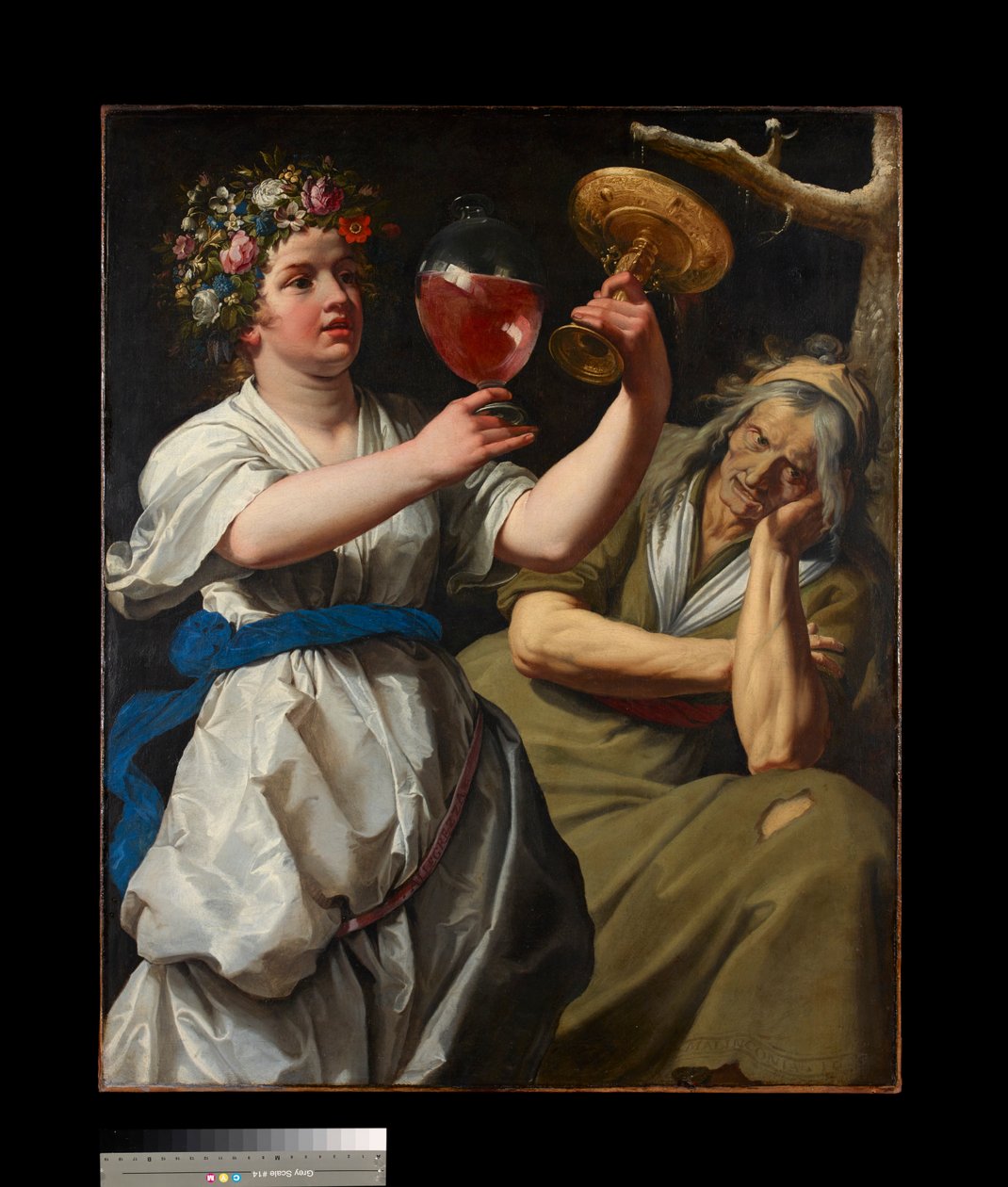 Sevinç ve Melankoli Alegorisi, 1628 by Abraham Janssens