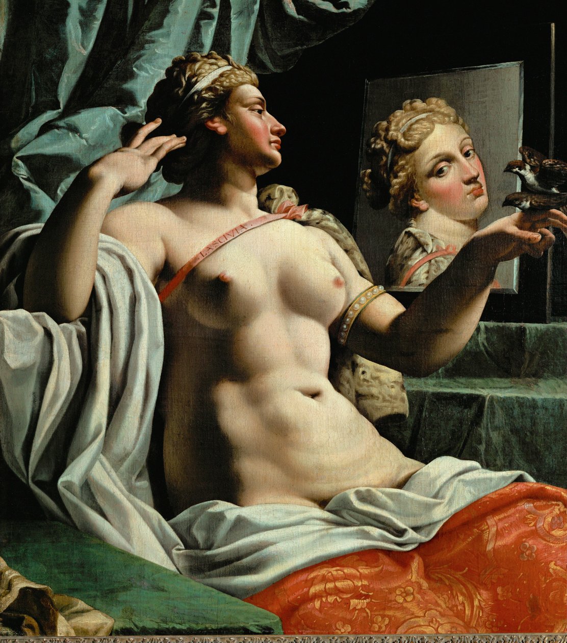 Lascivia (tuval üzerine yağlıboya) by Abraham Janssens