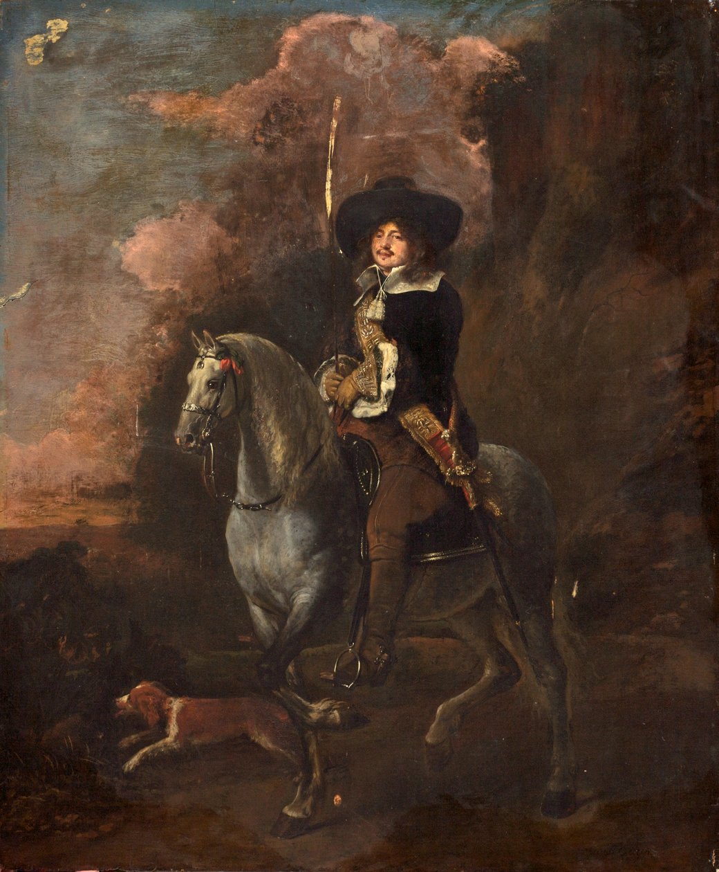 Gri Atlı Süvari, c.1660 by Abraham Pietersz. van Kalraet