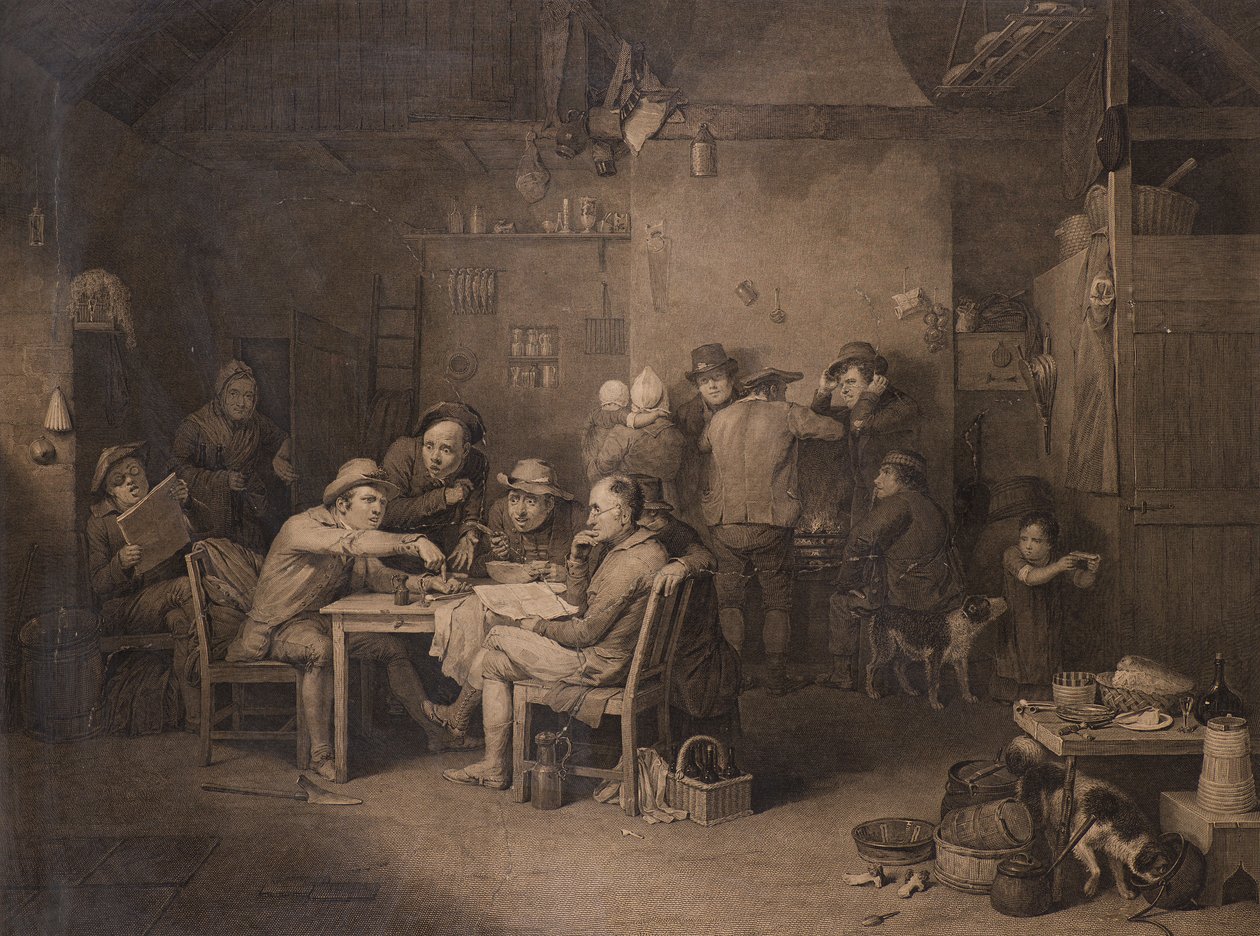 Köy Politikacıları by Abraham Raimbach