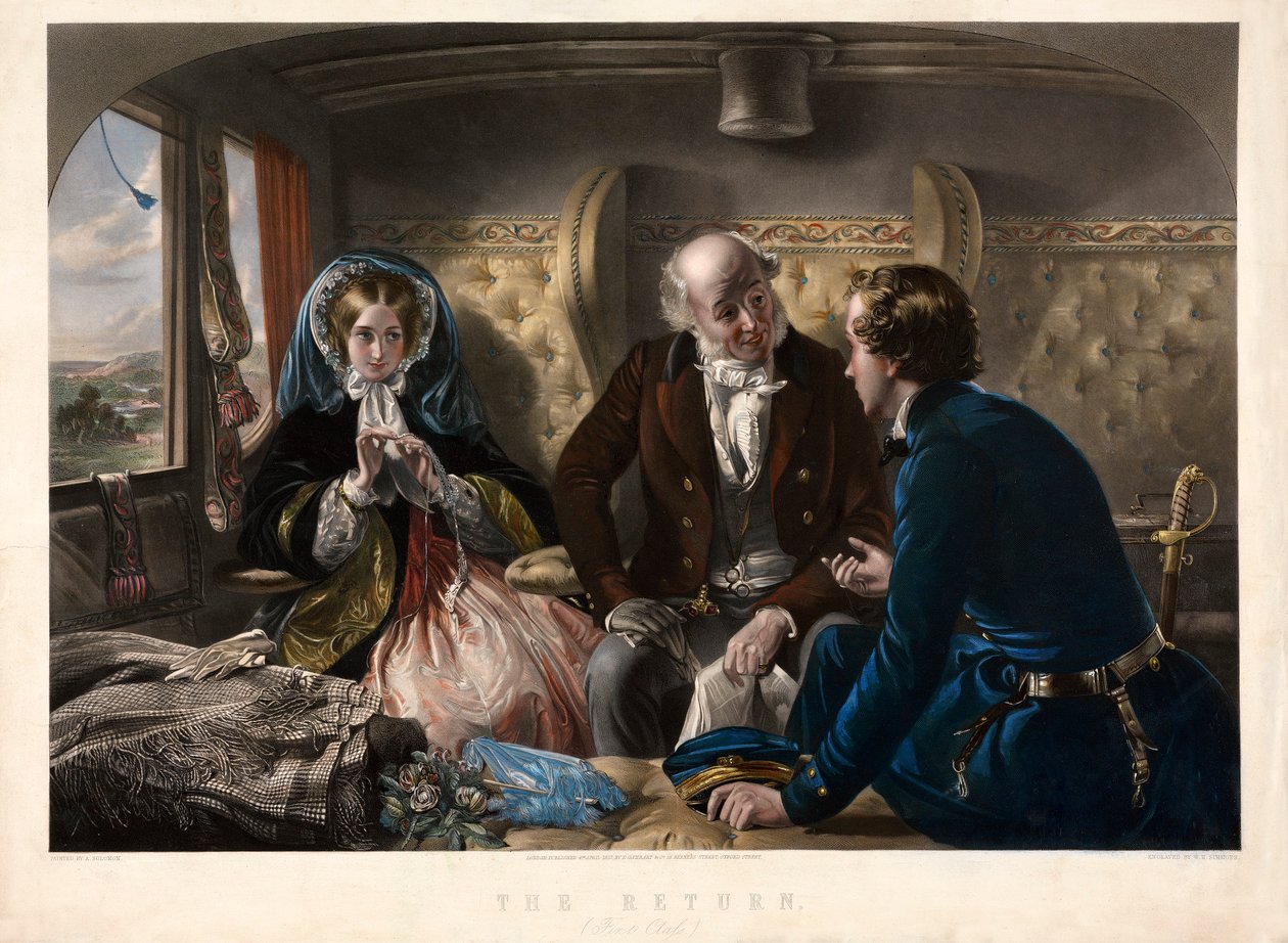 Birinci Sınıf Dönüş, pub. 1857. by Abraham Solomon