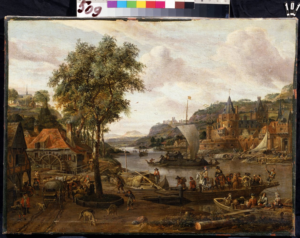 Yelkenli tekneler. Abraham Storck